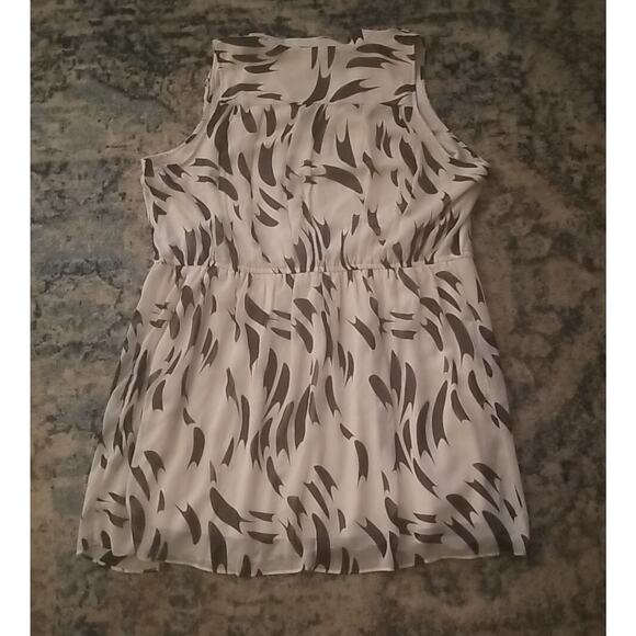 Nine West Women's Dress White/Cream Black Stripes Sheer Lined Size XXL - Picture 6 of 16